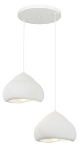 Brilagi - Полилей на кабел WABI SABI, 2xE27/40W/230V, Ø 45 cm, бял