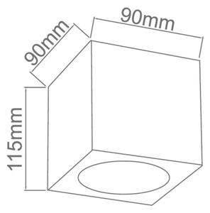 Open Design OR81039 - Точково осветително тяло CUBO 1xG9/8W/230V прозрачно стъкло/лъскав хром