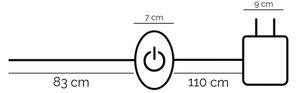 ONLI - LED Лампион DAFNE LED/38W/230V 4000K черен