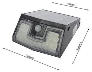 LED Соларен аплик със сензор TRANSFORMER LED/7W/3,7V IP65 + дистанционно