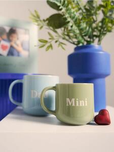Sinsay - Комплект чаши с надпис Dad и Mini - многоцветен