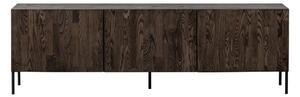 Кафява маса за телевизор от масивен бор 180x56x46 cm Bono – WOOOD