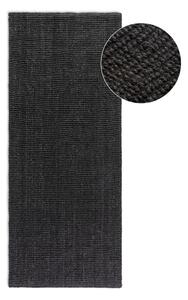 Черна пътека от юта 80x200 cm Bouclé - Hanse Home