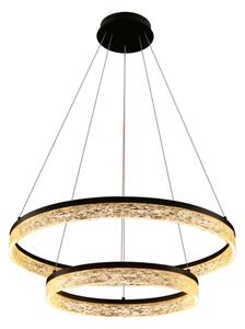 LED полилей на кабел FROZI LED/38W/230V, диаметър 60 см, черен