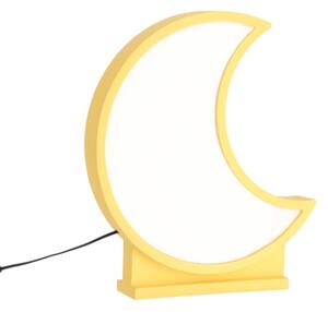 LED детска настолна лампа MOON LED/12W/230V жълта