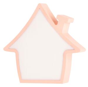 LED детска настолна лампа HOUSE LED/10W/230V розова