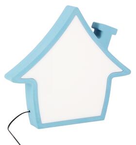 LED детска настолна лампа HOUSE LED/10W/230V синя