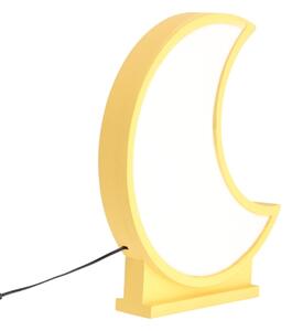LED детска настолна лампа MOON LED/12W/230V жълта