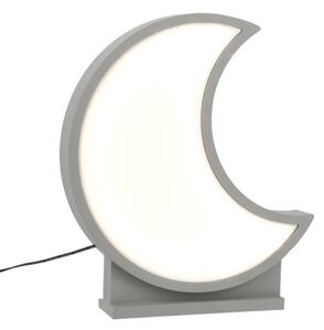 LED детска настолна лампа MOON LED/12W/230V сива