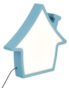 LED детска настолна лампа HOUSE LED/10W/230V синя