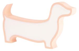 LED детска настолна лампа DOG LED/12W/230V розова