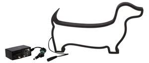 LED Детска настолна лампа DOG LED/12W/230V черна