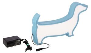 LED детска настолна лампа DOG LED/12W/230V синя