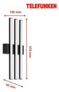 Telefunken 313105TF - LED Екстериорен аплик 3xLED/4W/230V IP44