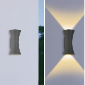 Brilagi - LED външна стенна лампа BICON LED/10W/230V антрацит IP44