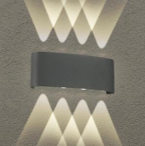 Brilagi - LED външно стенно осветително тяло FLAREBOX LED/8W/230V антрацит IP65