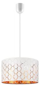 Висяща лампа на кабел ULLE 1xE27/15W/230V, бяла