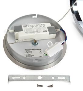 ONLI - LED Пендел LOOP LED/40W/230V 4000K лъскав хром