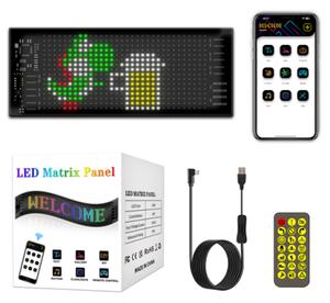 LED Matrix Panel ► Гъвкав Водоустойчив Програмируем Екран IP65 16 х 32 pxl 70 x 173 mm
