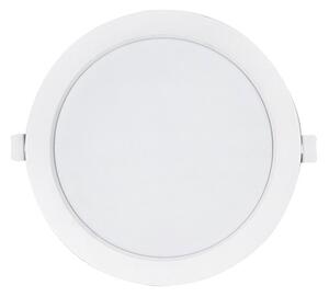 LED панел DeTech 77016, 22W, 240V, 1850lm, 4000K, бяла рамка, защита (IP20), бял