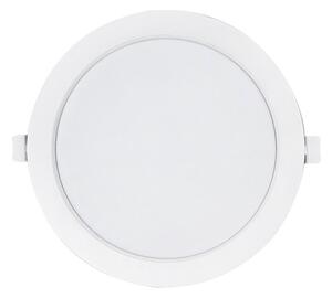 LED панел DeTech 77012, 12W, 240V, 1020lm, 4000K, бяла рамка, защита (IP20), бял