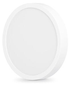 LED панел Videx VLE-DLRS-184, кръгъл, 18W, 240V, 1400lm, 4000K, бяла рамка, защита (IP20), бял