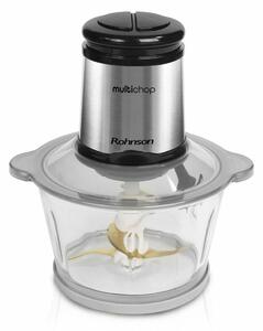 Чопър Rohnson Multi chop R-5118, 400W, вместимост 1.8 l, нож от неръждаема стомана, сребрист