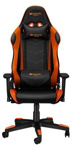 Геймърски стол Canyon Deimos, до 150 кг., черен/оранжев