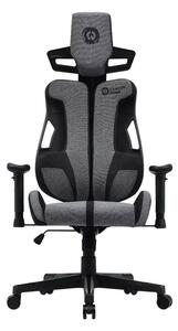 Геймърски стол Canyon Morphos ABCH01, до 150 kg, Class 4 газов амортисьор, регулируема облегалка, лумбална опора, сив