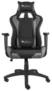 Геймърски стол Genesis Nitro 440 G2 (NFG-2067), до 120kg, еко кожа, метална база, черно-сив