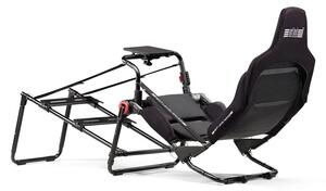 Геймърски стол Next Level Racing Formula Lite Pro, до 130kg, дишаща материя, черен