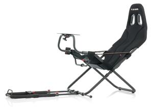 Геймърски стол Playseat Challenge Actifit, до 120kg, материал ActiFit, сгъваем, черен