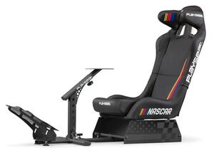 Геймърски стол Playseat Evolution Pro NASCAR Edition, до 120kg, PU кожа, сгъваем, черен