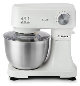 Миксер Rohnson R-5551, 750W, 12 степени на работа, импулс функция, 3500ml обем на купата, бъркалка за тесто, бял