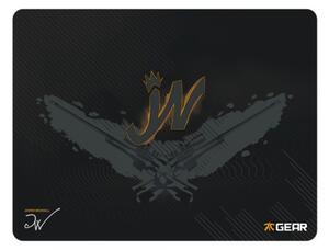 Подложка за мишка Fnatic Gear Focus JW XXL, гейминг, текстура, черна, 487 x 372 x 3 мм