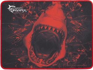 Подложка за мишка WHITE SHARK Sky Walker L, гейминг, черна, 400 x 300, микрофибър, SKID-PROOF материя против приплъзване
