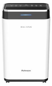 Обезвлажнител Rohnson R-9575, 370W, 6.5 l резервоар, за помещения до 120 m2, таймер, йонизационен филтър, бял
