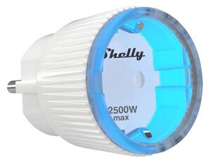 Смарт контакт Shelly Plug S, до 2.5kW, защита от претоварване, измерване на мощността, 12A