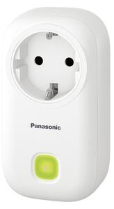 Смарт контакт Panasonic KX-HNA101FXW, за система "умен дом" за контрол в дома, външен/вътрешен обхват 300/50м, 2400W максимално натоварване