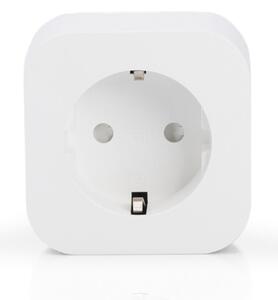 Смарт контакт Ednet EDN-84336 Twin pack, Wi-Fi, Android/iOS, LED дисплей за статуса, 230V, 2300W, бял, 2бр