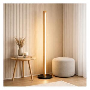 LED подова лампа VERDE LED/18W/230V 3000K дъб/черна