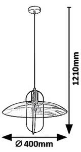Rabalux 5000 - Полилей на въже VIDA 1xE27/8W/230V