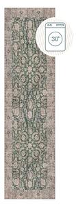 Зелена пътека подходяща за пране 60x230 cm Beau Floral – Flair Rugs