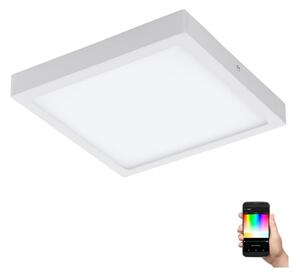 Eglo 33209 - LED RGBW димируем плафон FUEVA-C LED/21W/230V 30x30 cm бял