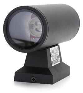 Aigostar - Екстериорен аплик 2xGU10/230V черен IP65 кръгъл