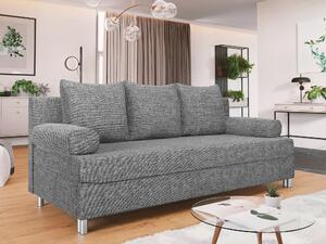 Разтегателен диван Comfivo 125, Функция за сън, Ракла, 192x80x86cm, Крака: Пластмаса,Бор