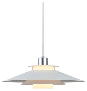 Halo Design 990792 - Полилей на кабел RIVOLI 1xE27/40W/230V Ø 40 см, бял/лъскав хром