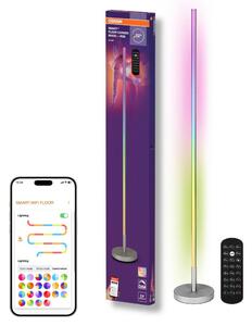 Osram - LED RGBW димируема подова лампа SMART+ MAGIC LED/11,5W/230V, сребриста, Wi-Fi+DO