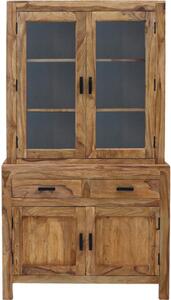 Display cabinet RAMI 180x100 cm масивнo дървo/rosewood