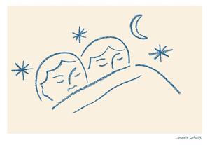 Постер 40x30 cm Slumber – Amélie Lehoux – The Poster Club